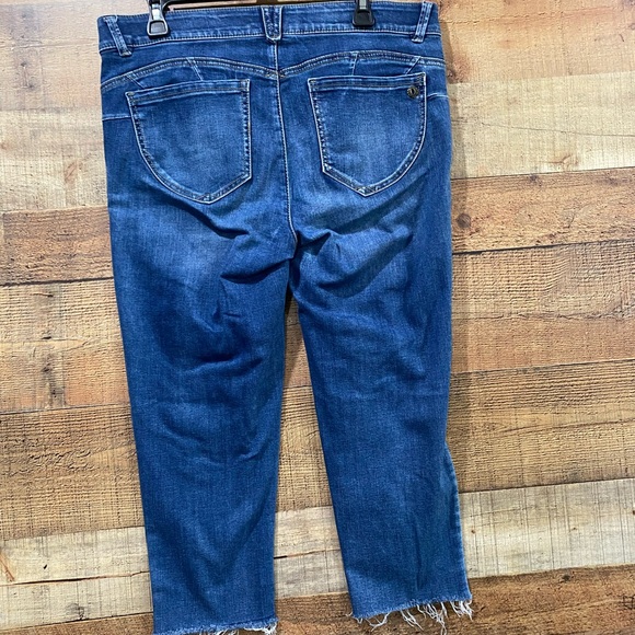 Democracy Ab Solution Cropped Capris Jeans Size 14 - Picture 2 of 4